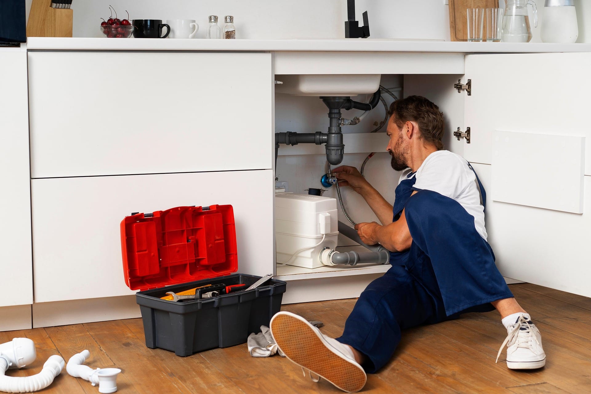An expert of salisbury plumbing fixing sink