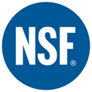 Blue circle featuring the NSF logo, representing the National Science Foundation's commitment to research.