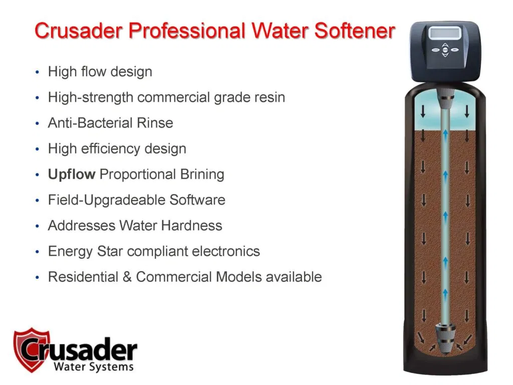 Benefits of Crusader Water Softner system