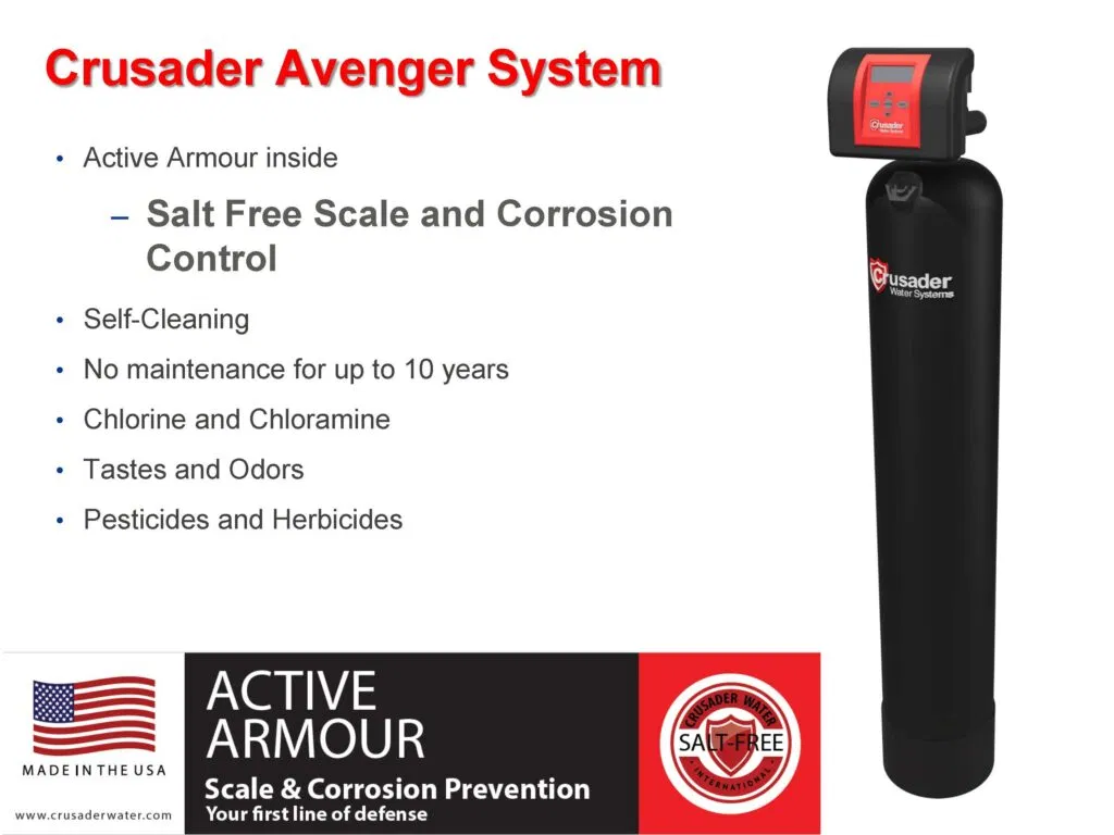 Crusader Avenger system features