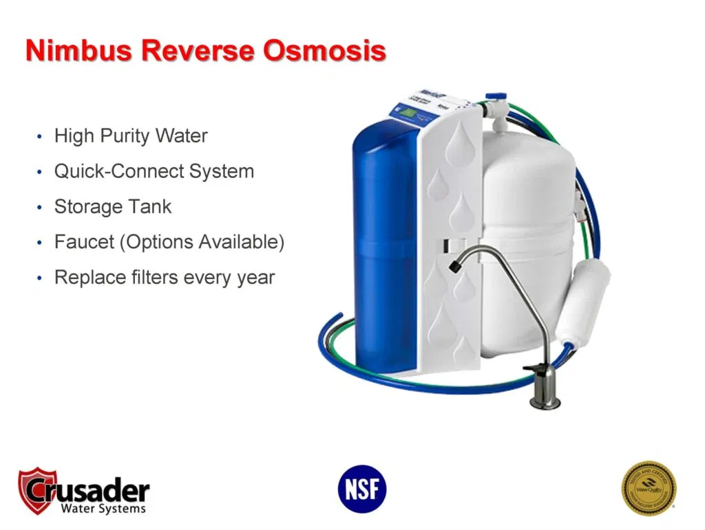nimbus reverse osmosis features